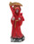 Santa Muerte & Golden Money Circle Talisman 8 Statues Set For Protection, Positive Changes, Open Road, ETC. #3 Red With Scythe