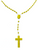 Pink Plastic Rosary Necklace Of Prayer, Protection & Peace