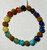 Rudraksha Beads & Chakra Stones Spiritual Bead Bracelet (8mm Beads)