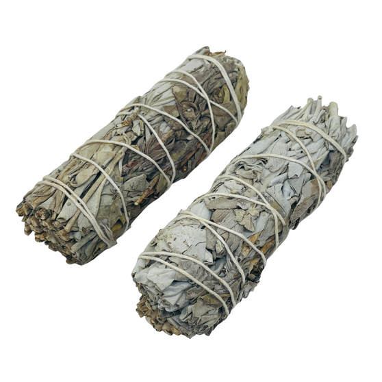 Frankincense White Sage / Smudge Bundles / 4" (2 PACK) / Purification & Divine Blessings  
