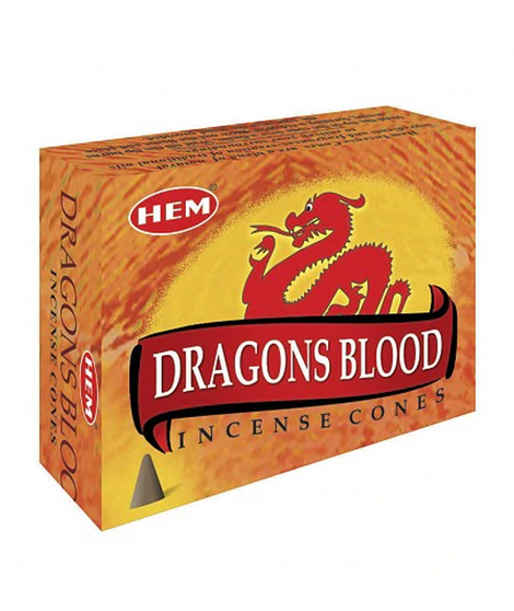 Dragons Blood / Incense Cones / Heighten Your Senses During Prayer, Meditation & Relaxation  