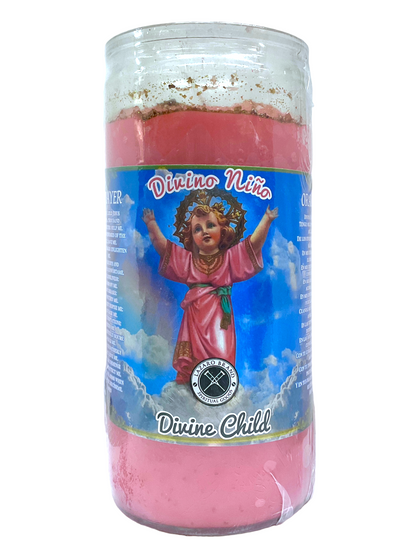 Divine Child Jesus (Divino Niño) 14 Day Jumbo Dressed & Blessed Candle – “I am loved, protected, and miracles unfold around me every day.”