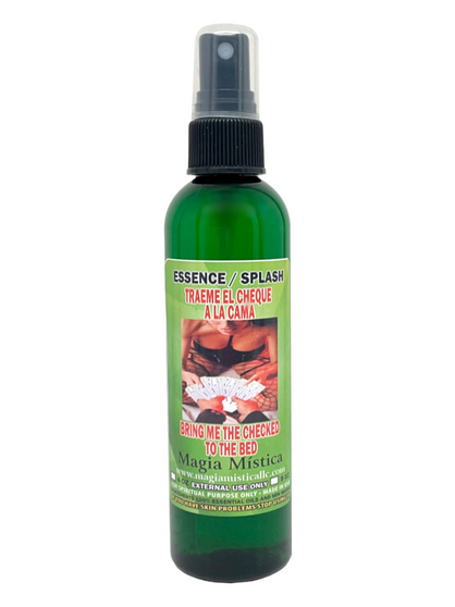 Bring Me The Check To The Bed Traeme El Cheque A La Cama Mystic Magic Essential Oil Spray 4 oz