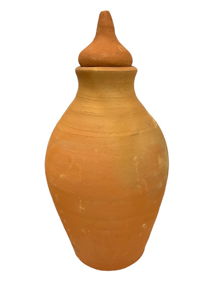Clay Jar / Wide with Lid / 11” / Sopera Offering Vessel & Tureen  