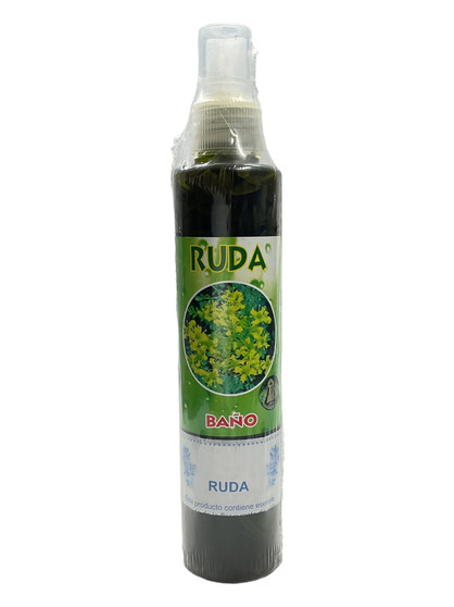 Rue Ruda Baño Spray – Road Opening & Luck-Attracting Spiritual Cologne (8oz) Use this sacred spray to clear obstacles, invite good fortune, and open spiritual roads.