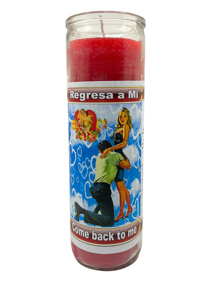 Come Back To Me Regresa A Mi Red 7 Day Prayer Candle For Romance, Love, Attraction, Soulmates, ETC.