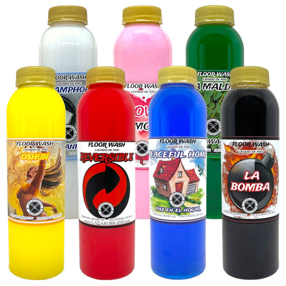 Spiritual Floor Wash Collection – 30+ Ritual Blends for Cleansing, Protection, Love & Prosperity (16oz)