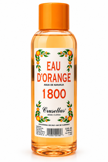 Eau D’Orange 1800 / Agua de Naranja Cologne – 33 oz - Cleansing • Positive Energy • Attraction • Joy • Renewal