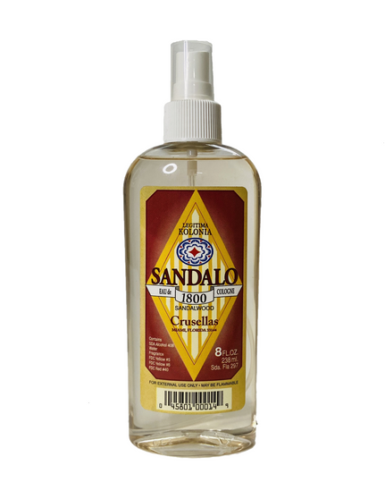 Sandalwood Sandalo Kolonia 1800 Eau De Cologne 8oz For Clearing Away Stress & Enhancing Your Spiritual Essence