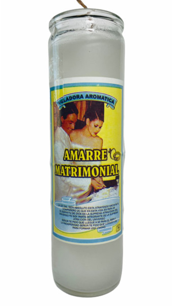 Tie The Knot Amarre Matrimonial Scented Gel Candle W/ Figure Inside For Romance, Love, Attraction, Soulmates, ETC.