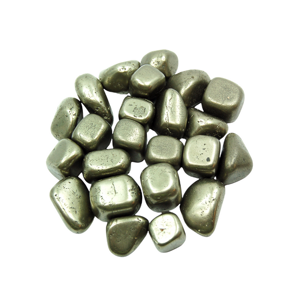 Pyrite Tumbled Gemstone For Prosperity, Protection, Deflects Negativity, ETC. (1 piece)