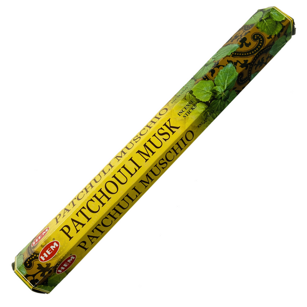 Patchouli Musk Incense Sticks For Mood Lift & Love Attraction 