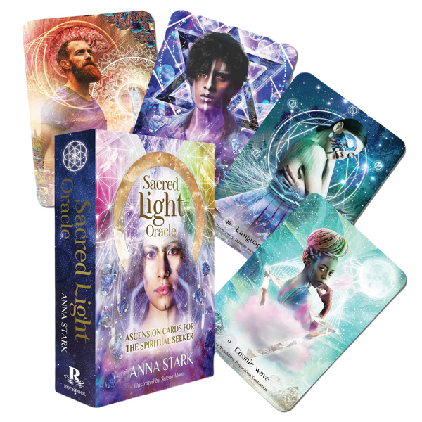 Sacred Light Oracle Ascension Cards for the Spiritual Seeker By Anna Stark