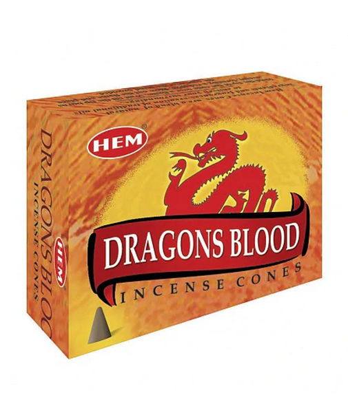 Dragons Blood Incense Cones To Heighten Your Senses During Prayer, Meditation, Relaxation, ETC.