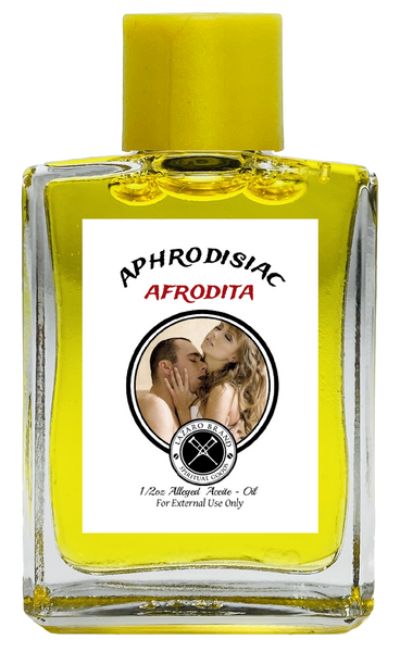 Aphrodisiac Afrodita Spiritual Oil For Desire, Lust, Sex, ETC. (YELLOW) 1/2 oz