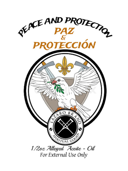 Peace & Protection Spiritual Oil (CLEAR) 1/2 oz