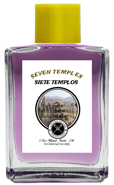 Seven Temples Siete Templos Spiritual Oil (PURPLE) 1/2 oz