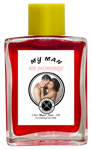 My Man Mi Hombre Spiritual Oil For Commanding Influence, Control Over Them, Domination, ETC. (RED) 1/2 oz