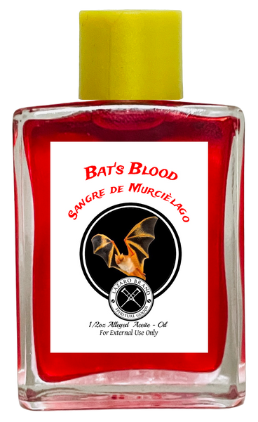 Bat's Blood Sangre De Murcielago Spiritual Oil Attract Love, Romance, Relationship, ETC. (RED) 1/2 oz