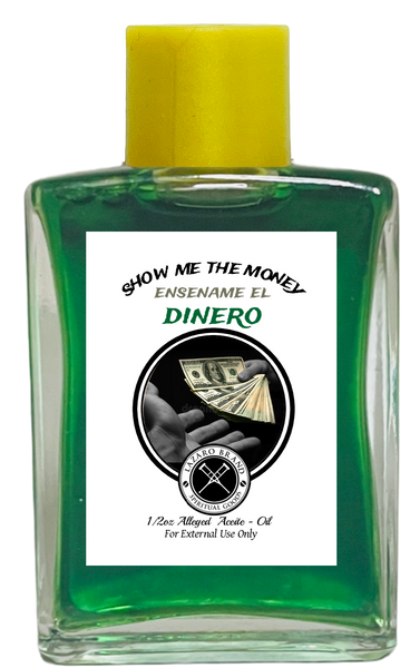 Show Me The Money Ensename El Dinero Spiritual Oil For Wealth, Prosperity, Abundance, Financial Success, ETC. (GREEN) 1/2 oz