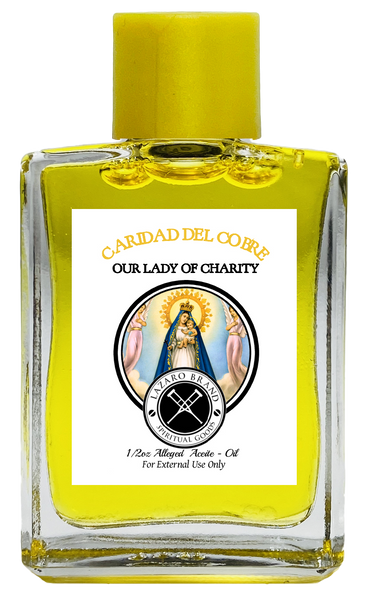 Our Lady Of Charity Caridad Del Cobre Spiritual Oil For Fertility, Peace At Home, Family Bonding, ETC. (YELLOW) 1/2oz