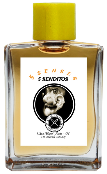 5 Senses 5 Sentidos Spiritual Oil To Control, Dominate, Power, ETC. (BROWN) 1/2 oz