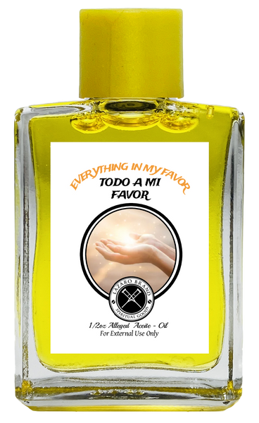 Everything In My Favor Todo A Mi Favor Spiritual Oil (YELLOW) 1/2 oz