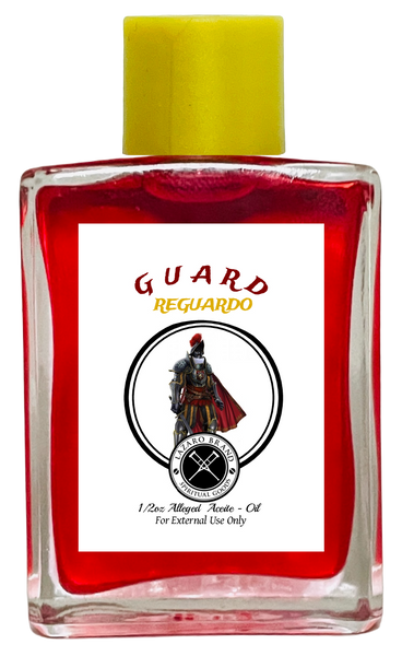 Guard Reguardo Spiritual Oil To Break Spells, Solve Problems, Remove Obstacles, ETC. (RED) 1/2 oz