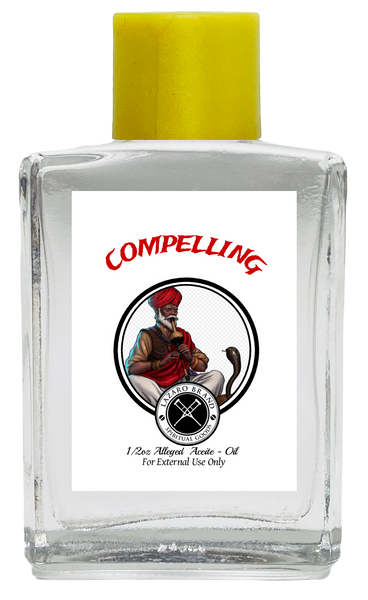 Compelling Spiritual Oil For Commanding Influence, Control Them, Domination, ETC. (CLEAR) 1/2 oz