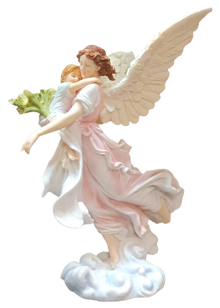 The Guardian Angel Statue 10.63”