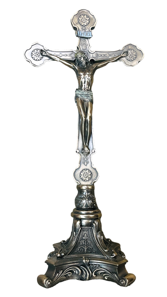 Crucifixion Of Jesus Christ INRI Standing 13" Crucifix