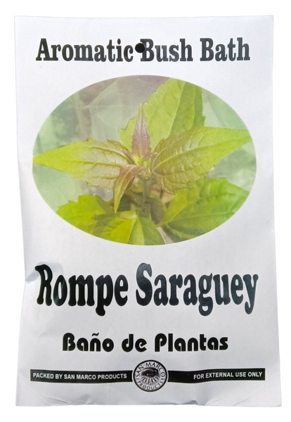 Rompe Saraguey Bush Bath Bano De Plantas To Get Rid Of Negative Energy, Break Spells, Banish Enemies, ETC. (Boil Herbs In Water To Prepare)