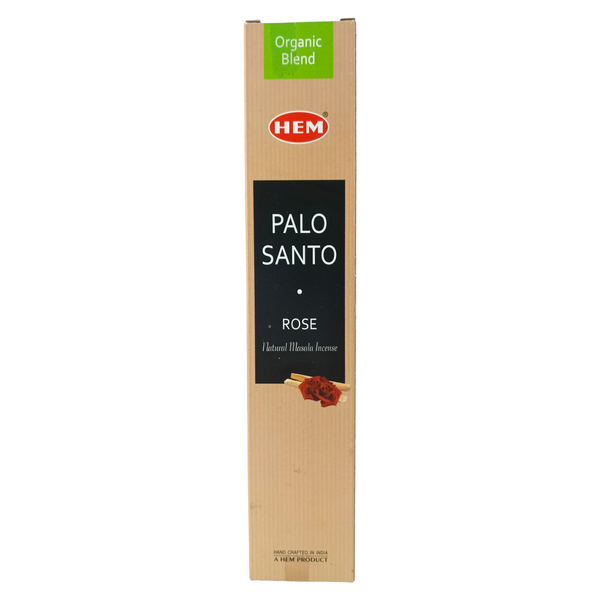 Palo Santo Rose Natural Masala Incense Sticks For Cleansing, Anti Depressant, Relaxation, ETC. (15 grams)