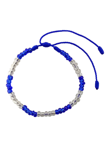 Orisha Yemaya Mother Of All Waters Blue/Clear Spiritual Bracelet For Rejuvenation, Fertility, Healing, ETC. #1