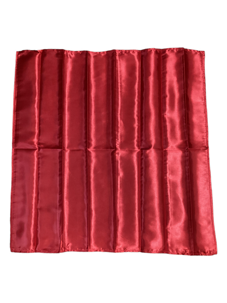 Red Satin Altar Cloth Pañuelo 27"x27"