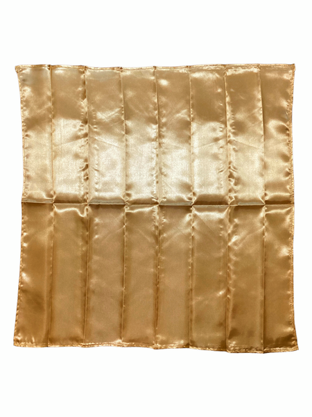 Gold Satin Altar Cloth Pañuelo 27"x27"