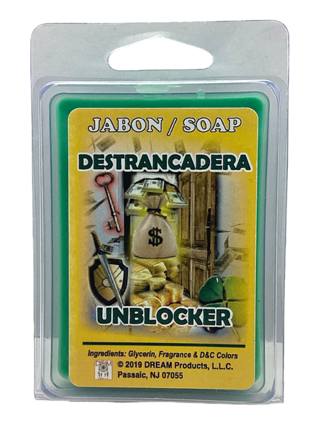 Unblocker Destrancadera Spiritual Soap Bar To Remove Curses, End Crossed Conditions, Remove Spells, Get Rid Of Unwanted Spirits, ETC. 