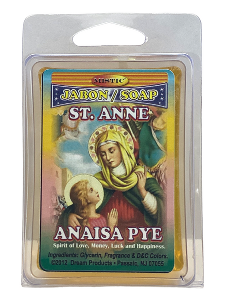 Saint Anne Santa Anaisa Patron Saint Of Family Spiritual Soap Bar For Peace At Home, Love, Happiness, ETC. 