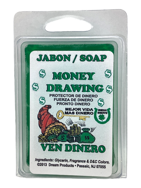 Money Drawing Ven Dinero Spiritual Soap Bar To Attract Good Luck, Prosperity, Opportunities, ETC. 