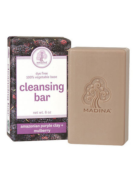 Amazonian Purple Clay + Mulberry Vegetable Base 6oz Cleansing Bar 