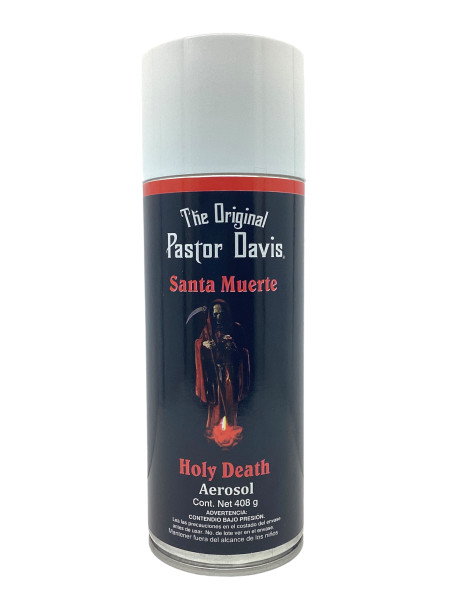 Holy Death Santa Muerte 14oz Aromatic Aerosol Spray For Protection, Positive Changes, Open Road, ETC.