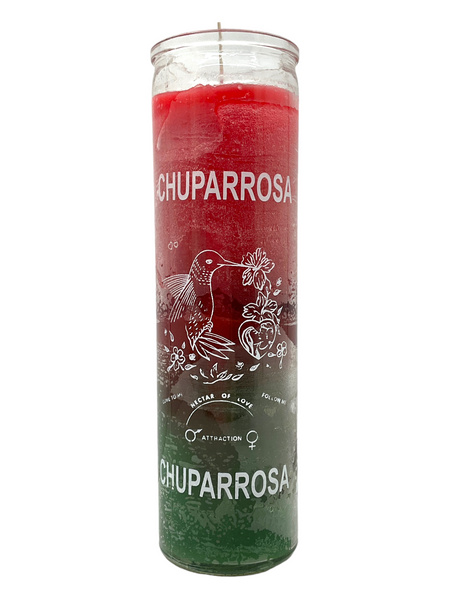 Hummingbird Chuparrosa Nectar Of Love Green/Red Prayer Candle For Romance, Love, Attraction, Soulmates, ETC.