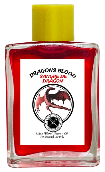 Dragon's Blood Sangre De Dragon Spiritual Oil To Chase Out Evil Spirits, End Curses, Get Rid Of Unwanted Influences, ETC. (RED) 1/2 oz