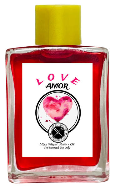 Love Amor Spiritual Oil For Romance, Pure Love, Attraction, Soulmates, ETC. (RED) 1/2 oz