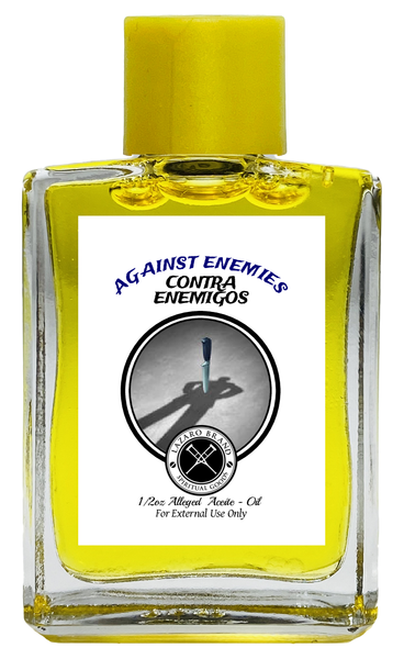 Against Enemies Contra Enemigos Spiritual Oil To Chase Away The Devil, Send Evil Away, End Curses, ETC.