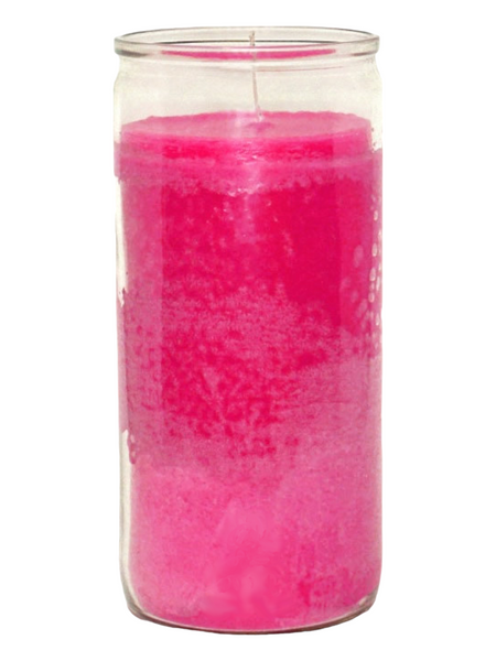 Pink 14 Day Jumbo Prayer Candle For Attraction, Affection, Romance, ETC.