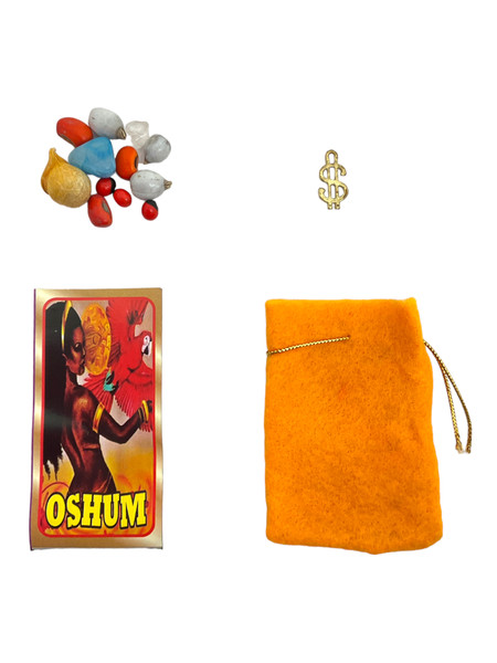 Orisha Oshun Goddess of Love & Fertility Mojo Bag Kit For Attraction, Passion, Romance, ETC.