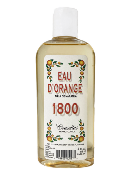 Eau D' Orange Agua De Naranja Kolonia 1800 For Elegance, Beauty, Good Luck, ETC. 4oz