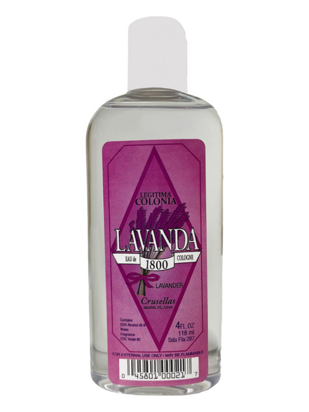 Lavender Eau De Cologne Lavanda Kolonia 1800 To Unwind A Tense Mind, Discharge Negative Energy, Relax, ETC. 4oz