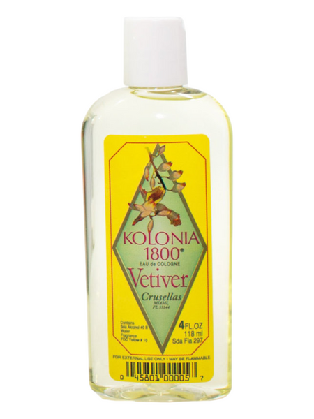 Vetiver Kolonia 1800 Eau De Cologne For Mental Relaxation, Calm Down, Chakra Balance, ETC.